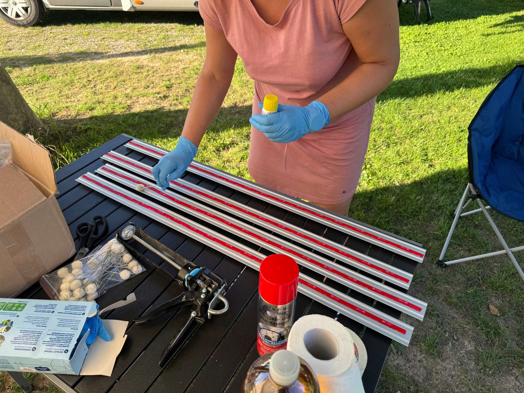 Immer schön in eine Richtung wischen